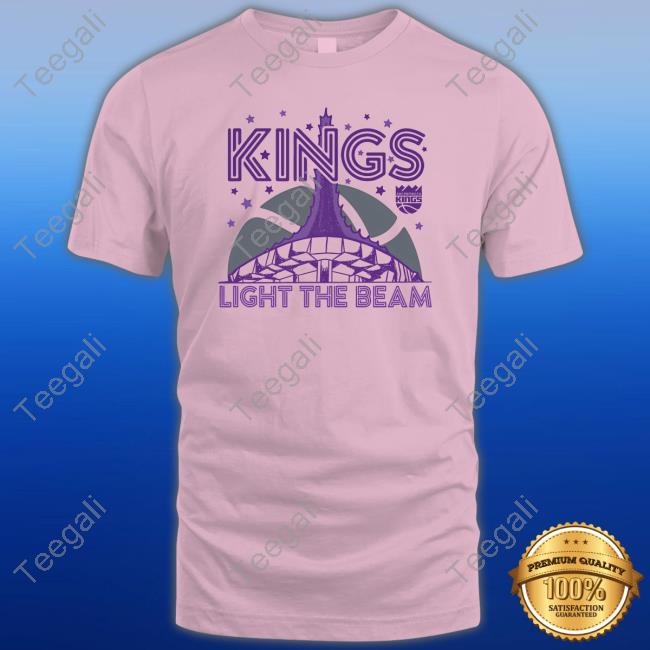 Homage Store Sacramento Kings Light The Beam T Shirt