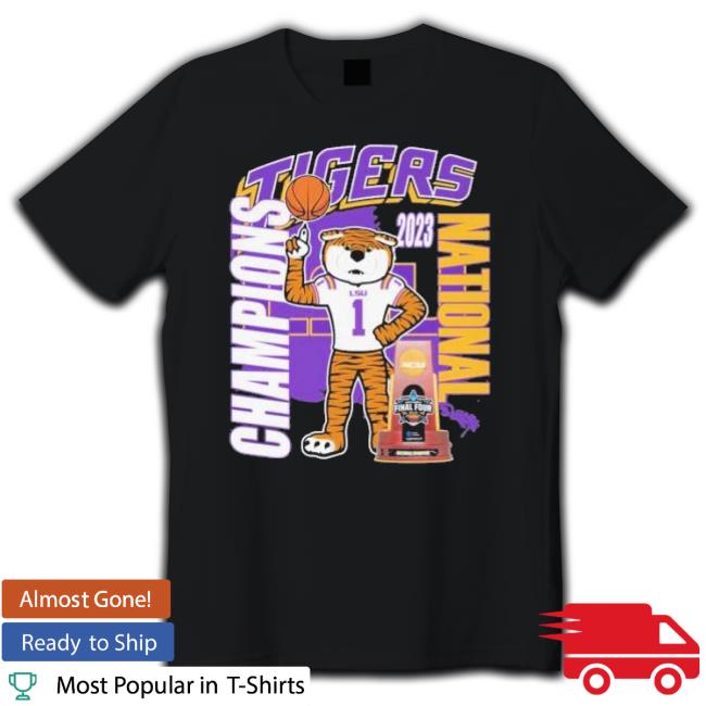 Mascot Lsu Tigers National Champions 2023 Shirt