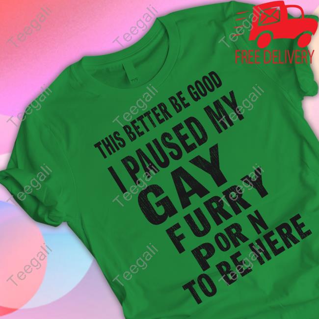 This Better Be Good I Paused My Gay Furry Porn To Be Here Hoodie