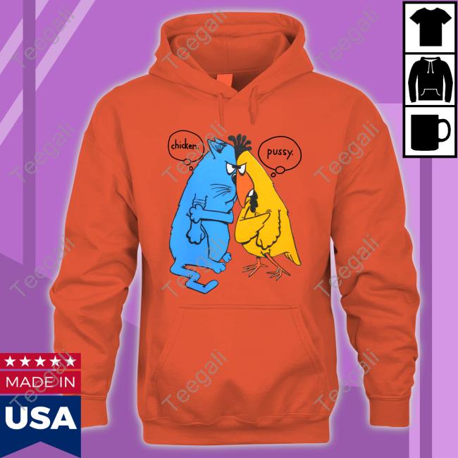 Nick Sturniolo Wearing Cartoon Chicken Pussy Single Stitch Hoodie Sweatshirt