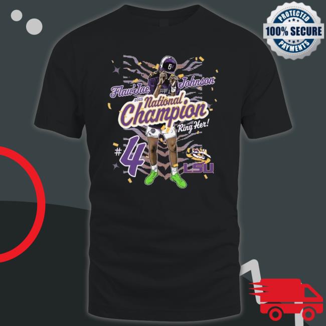 Flau’Jae Johnson 2023 National Champion Ring Her Shirt