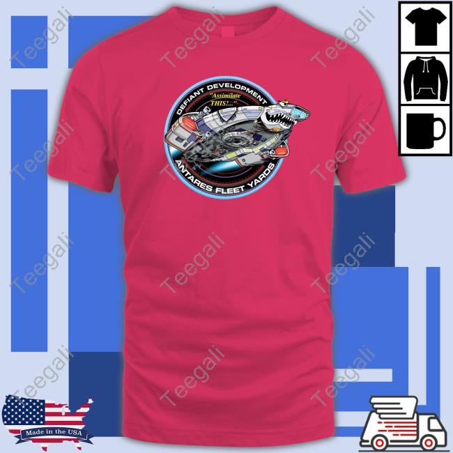 Trekkie Bill Defiant Development Antares Fleet Yards T Shirt