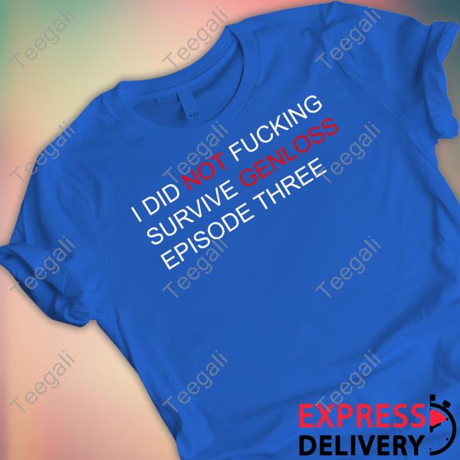 Spade I Did Not Fucking Survive Genloss Episode Three Hooded Sweatshirt