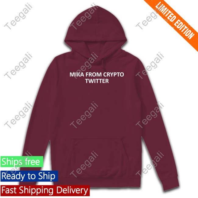 Mika From Crypto Twitter Hooded Sweatshirt