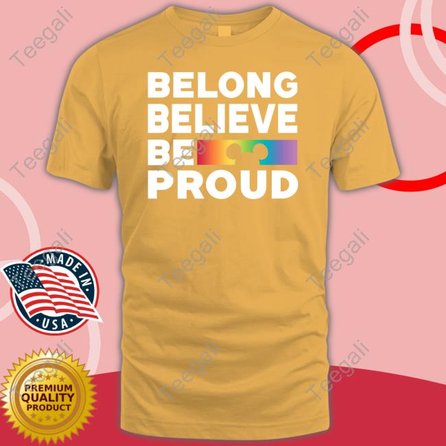 Kohls Joins Target Belong Believe Be Proud Pride T Shirt