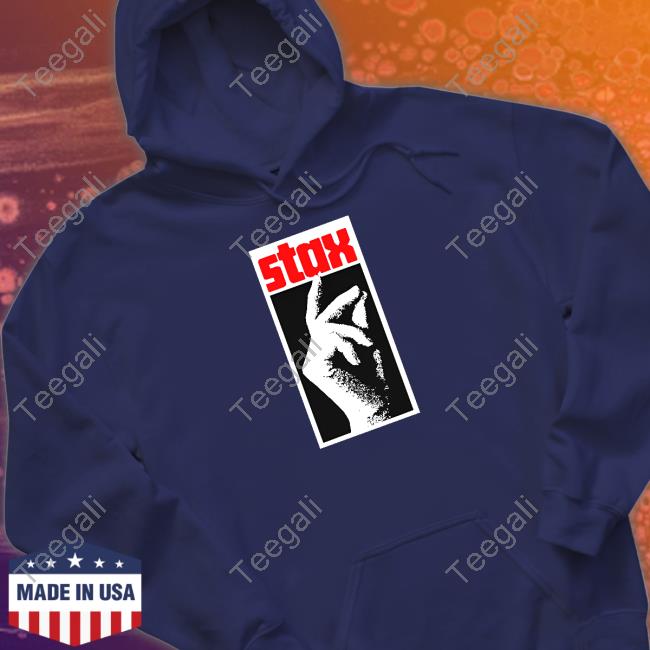 Stax Records Merch Stax Classic Snap Logo Hoodie