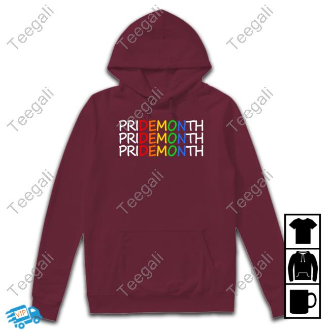 Burgyy Pride Month Demon Tee Shirt