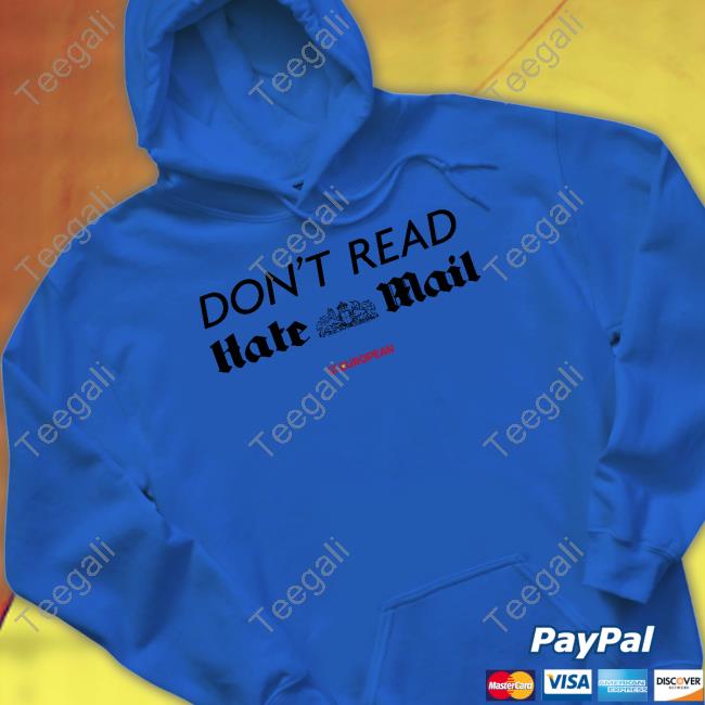 The New European Don't Read Hate Mail Tee Shirt Alastair Campbell