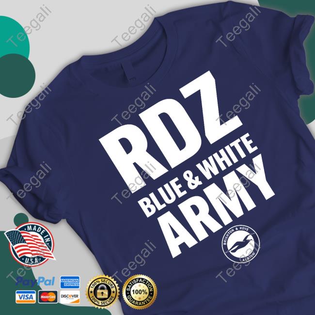 Official Rdz Blue White Army Shirt