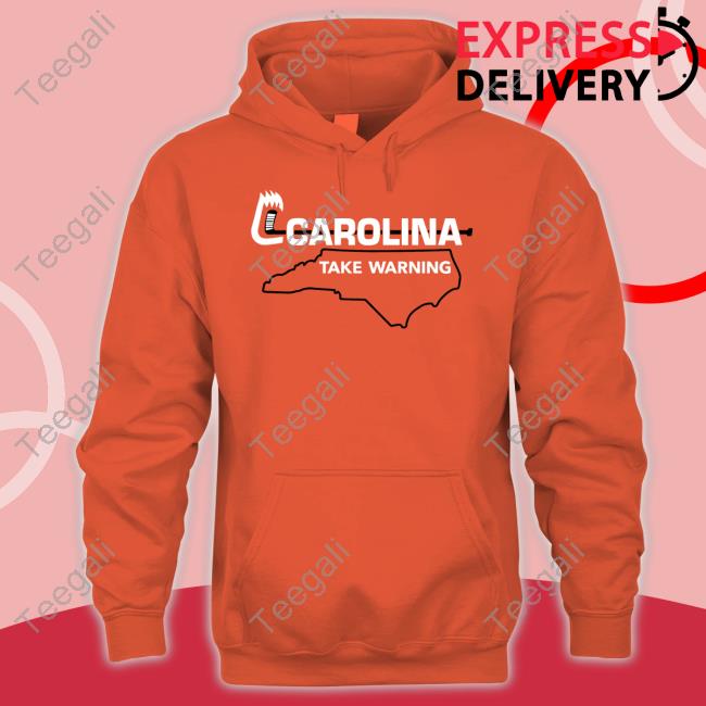 Cc Hockey Carolina Take Warning Long Sleeve Tee Shirt