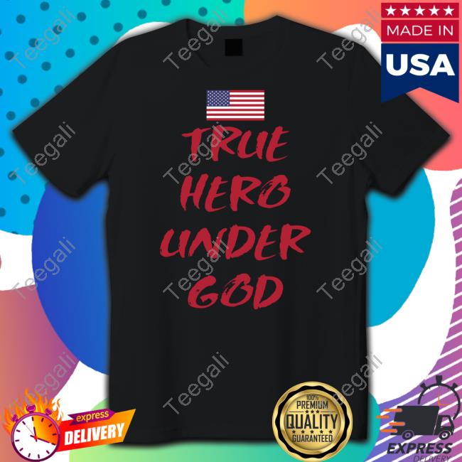 Blackpatriotvet True Hero Under God Hoodie