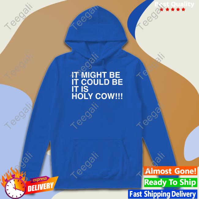 It Might Be It Could Be It Is Holy Cow Hoodie Obvious Shirts Shop