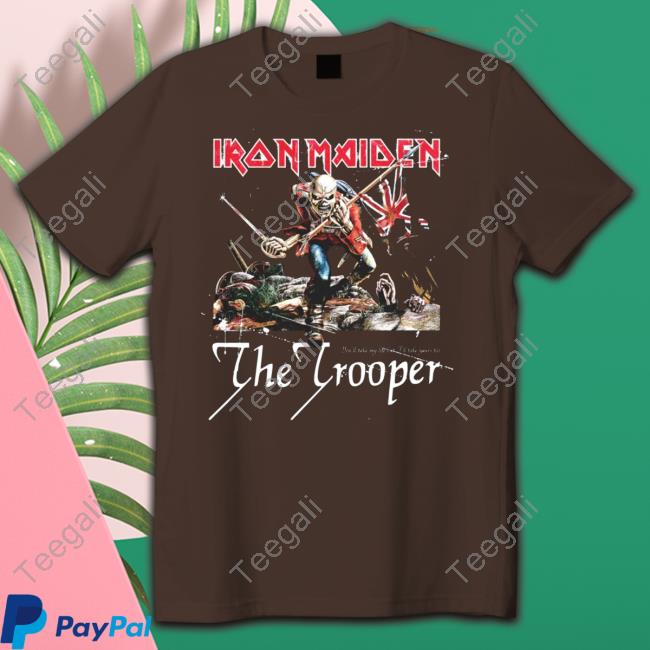 Iron Maiden Trooper You'll Take My Life Long Sleeve Tee