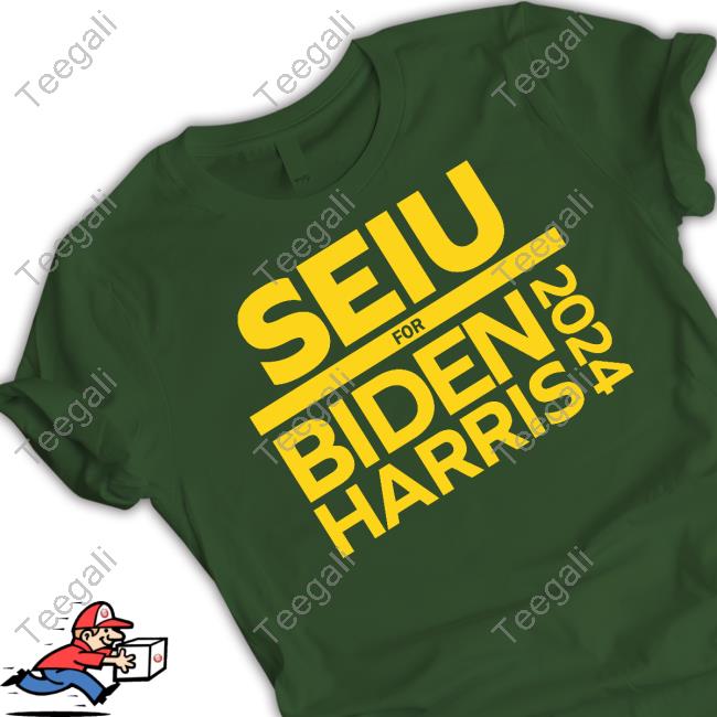 Top Seiu For Biden Harris 2024 Hooded Sweatshirt