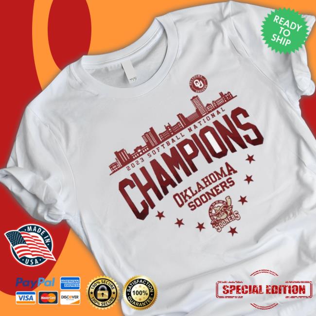 Official 2023 Softball National Champions Oklahoma Sooners shirt