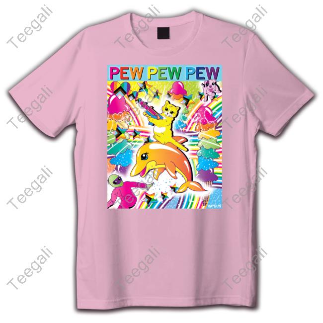 Raygun Pew Pew Pew Full Color T-Shirt