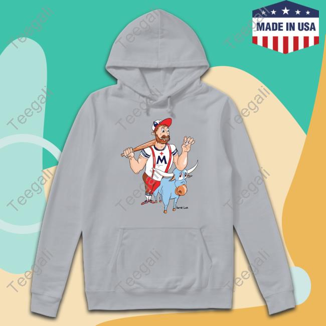 Paul Bunyan Cartoon Hooded Sweatshirt