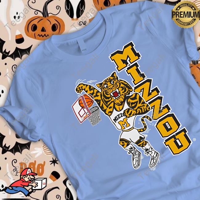 19Nine Shop Missouri Dunking Tiger Hoodied Sweatshirt