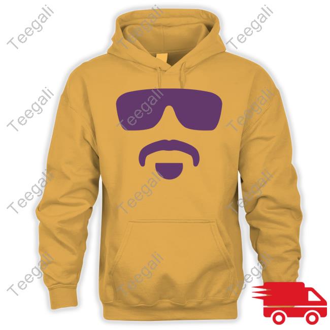 Lsu Hayden Travinski Face Moustache And Glasses T-Shirt