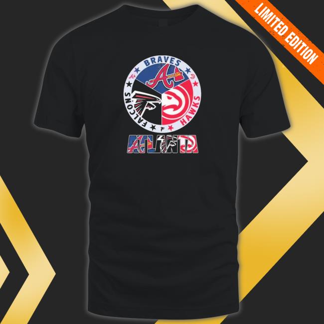 Atlanta Sport Teams Logo T-Shirt