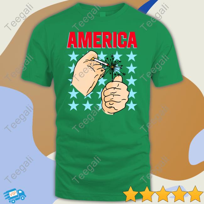 Shitheadsteve Store America Sparkler Shirt