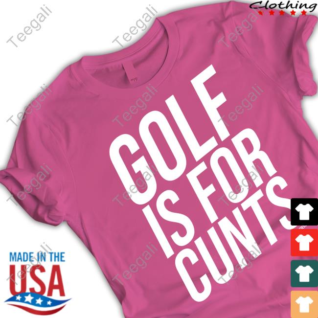 Official Golf Is For Cunts Hoodie Futile Device Merch