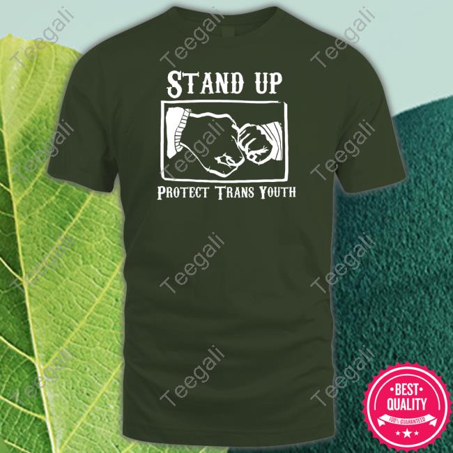 Akpress Merch Stand Up Protect Trans Youth Tee