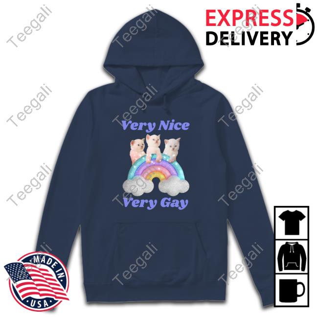 Official Very Nice Very Gay Hoodie