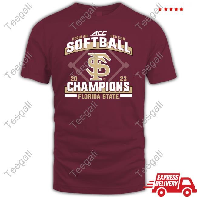 Seminoles Store Blue 84 Garnet Florida State Seminoles 2023 Acc Softball Regular Season Champions T-Shirt, Hoodie, Tank Top, Sweater And Long Sleeve T-Shirt