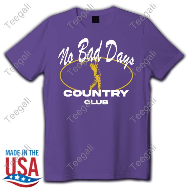 The Hockey Guys Merch No Bad Days Country Club T Shirt