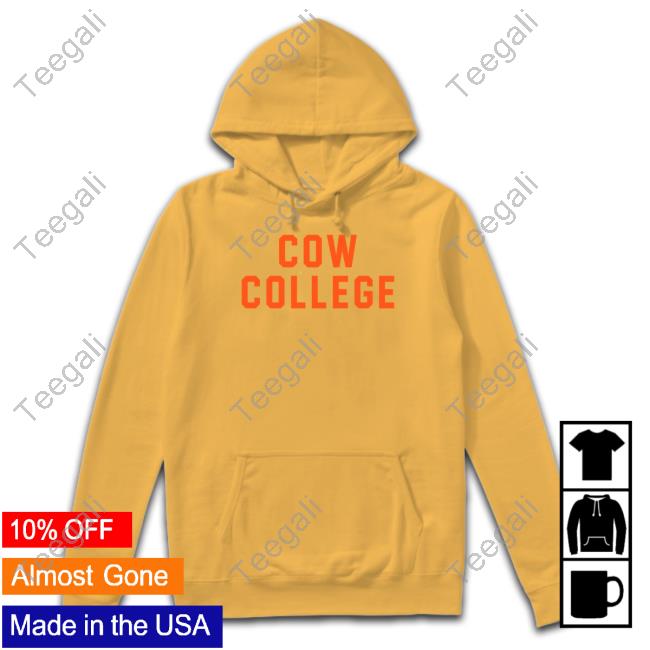 Official Cow College Long Sleeve T Shirt Theswvashop