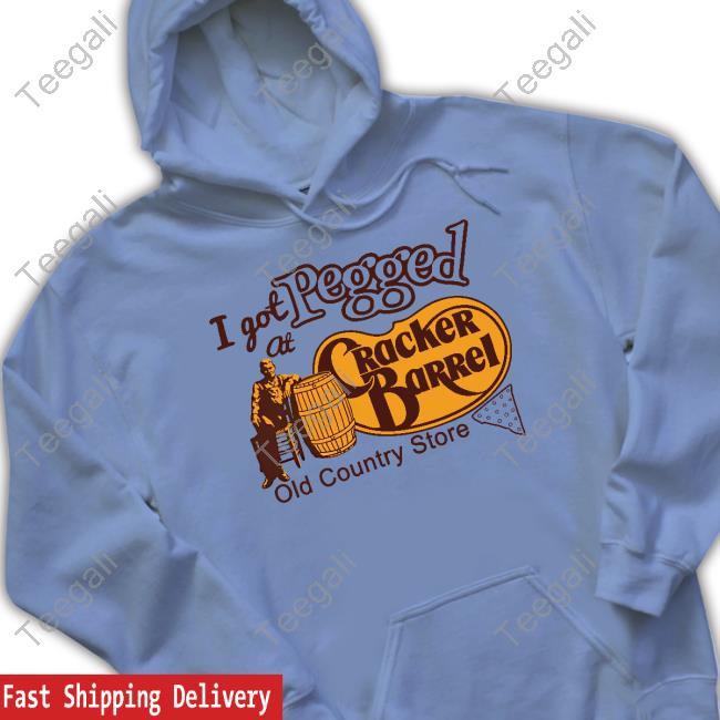 I Got Pegged At Cracker Barrel Old Country Store Long Sleeve Tee Shirt