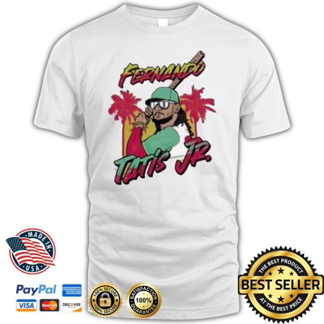 Official 2023 Fernando Tatis Jr. Tropical San Diego Baseball Shirt