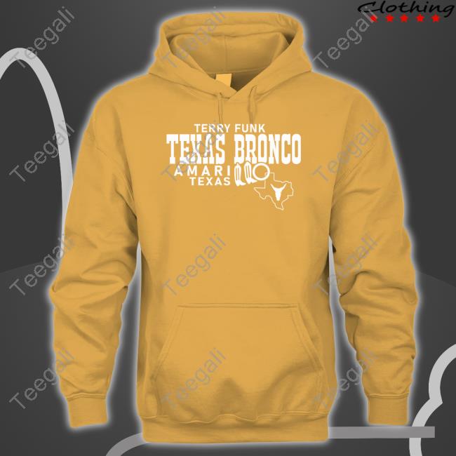 Eddie Kingston Terry Fund Texas Bronco Amarillo Texas Sweatshirt