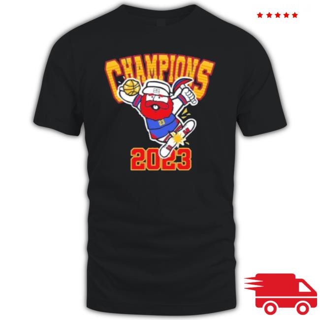 Mascot Denver Basketball Champions 2023 shirt