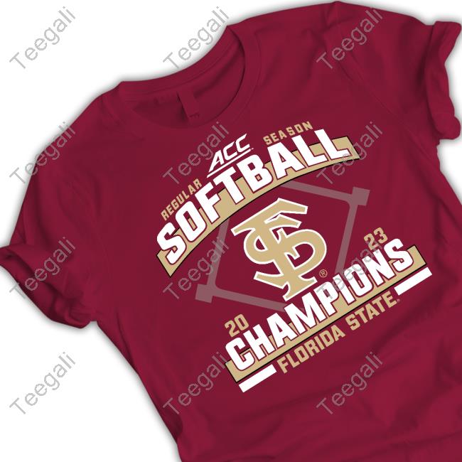 Seminoles Store Blue 84 Garnet Florida State Seminoles 2023 Acc Softball Regular Season Champions Sweatshirt