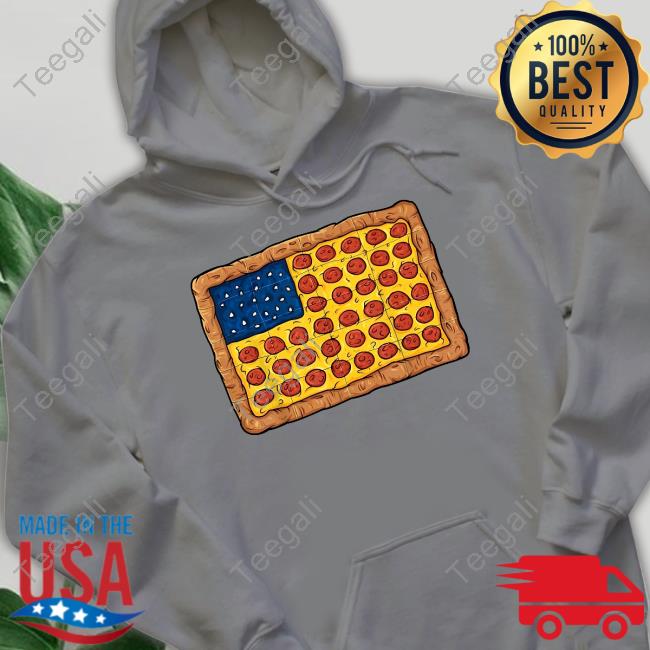 Richelle C Flores Pizza America Flag 4Th Of July T Shirt