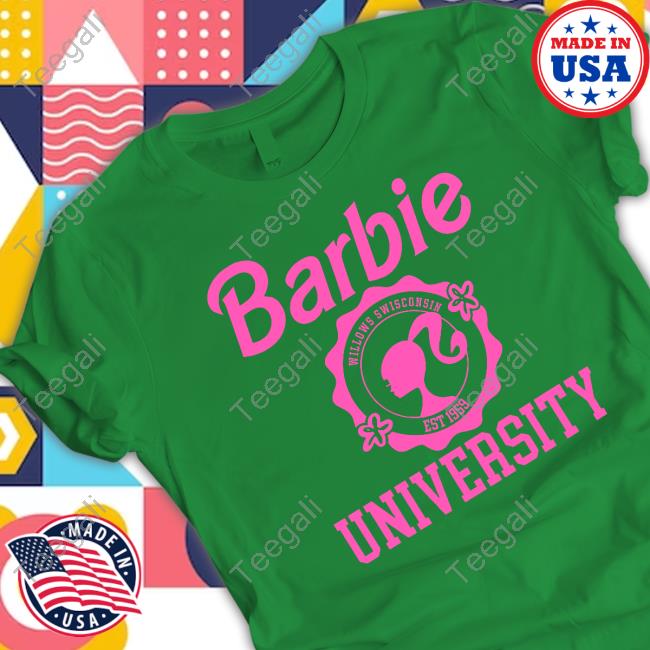 Official Barbie University Willows Wisconsin Est 1959 Sweatshirt