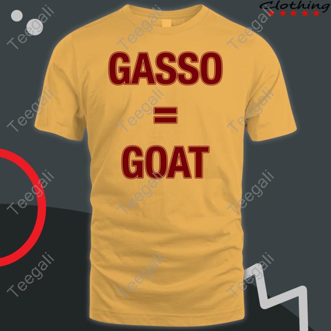 Baker Mayfield Wearing Gasso = Goat Tee Shirt