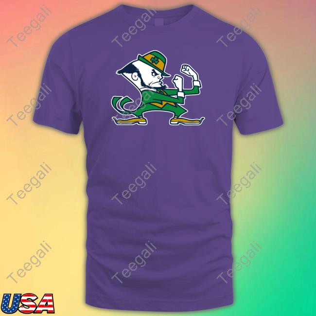 Notre Dame Leprechaun Fighting Irish Tee Shirt