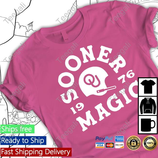 Official Oklahoma Sooner Magic 1976 Long Sleeve Tee