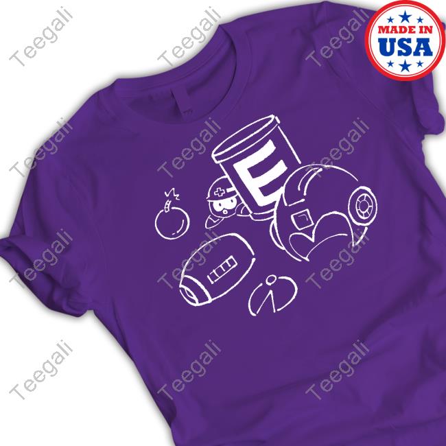 Capcom Usa Mega Man Line Art Tee