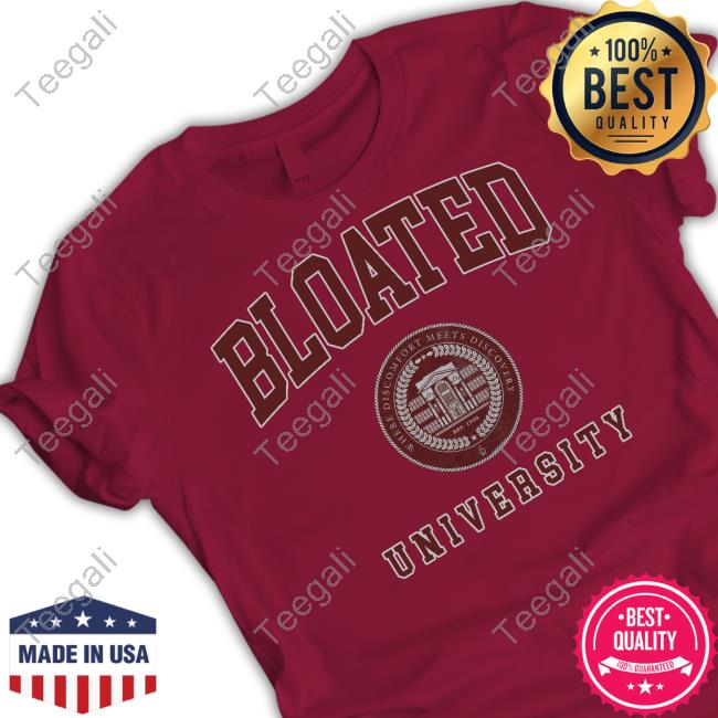 Wavey Goods Merch Bloated University Tee Shirt