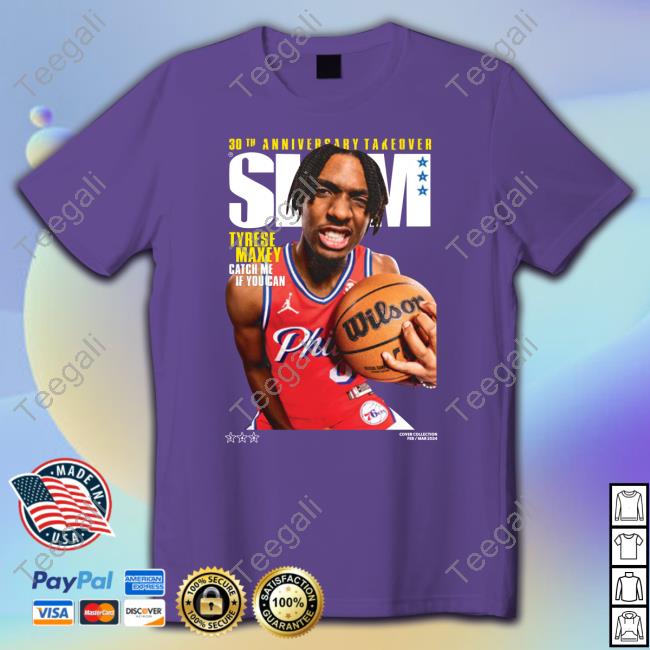 30Th Anniversary Takeover Tyrese Maxey Slam Sweatshirt