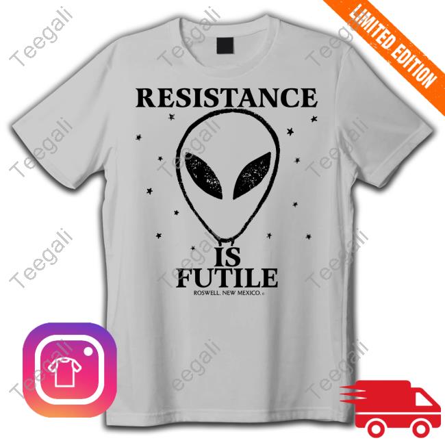 Post Malone Wearing Resistance Is Futile Alien Tank Top