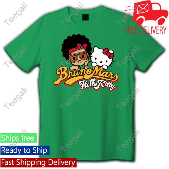 Bruno Mars X Hello Kitty January 6-26 2024 Japan Tour Hoodie Sweatshirt