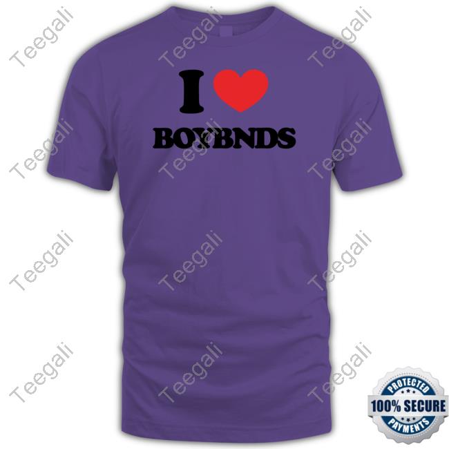 Antikpopstar I Love Boybnds Tee Shirt