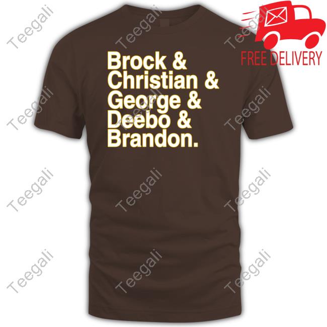 Official Brock & Christian & George & Deebo & Brandon T-Shirt